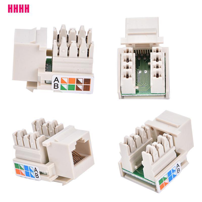 Đầu Kết Nối Mạng Lan CAT5 RJ45 Màu Trắng