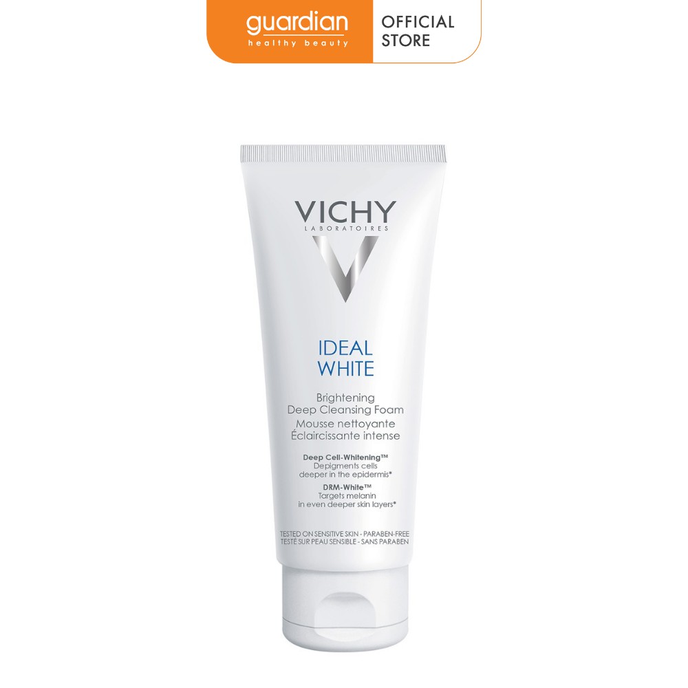 Sữa rửa mặt tạo bọt dưỡng trắng da giảm thâm nám Vichy Ideal White Brightening Deep Cleansing Foam 100ml