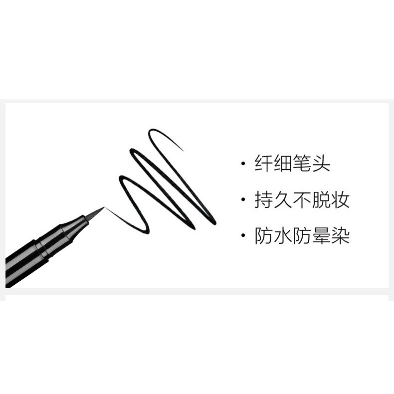 Bút Kẻ Mắt Dạng Lỏng Màu Đen Cá Tính Dễ Lên Màu Không Lem Nhòe
