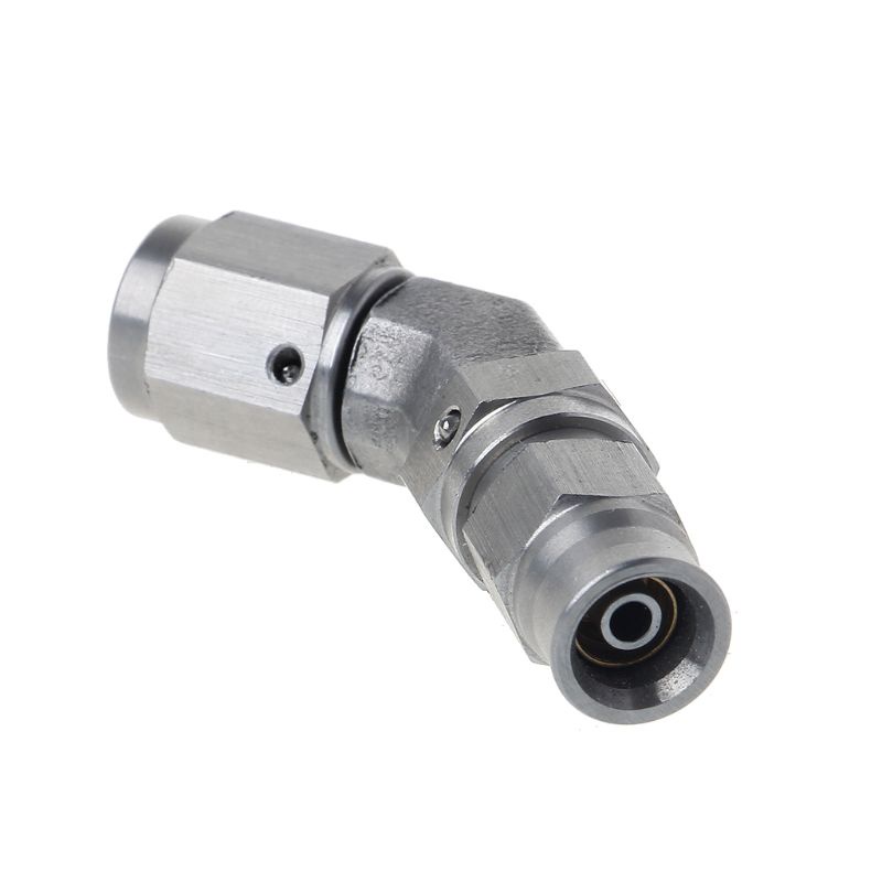 Ống phanh tùy chỉnh độ lắp bằng thép không gỉ PTFE AN -3 AN3 JIC 45 độ