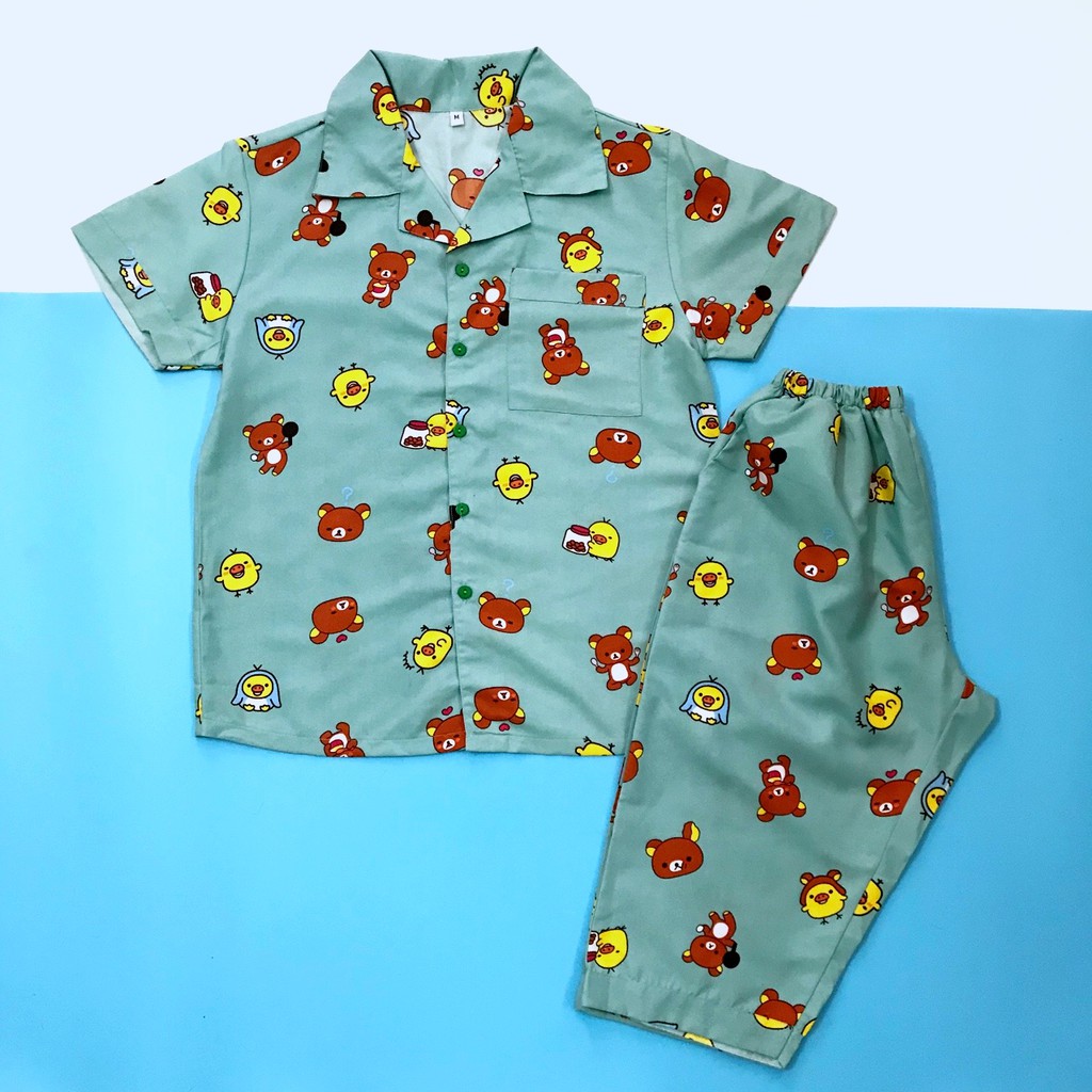 Pijama lửng nữ vải kate thái mịn đẹp không nhăn size 50-65kg nhiều mẫu