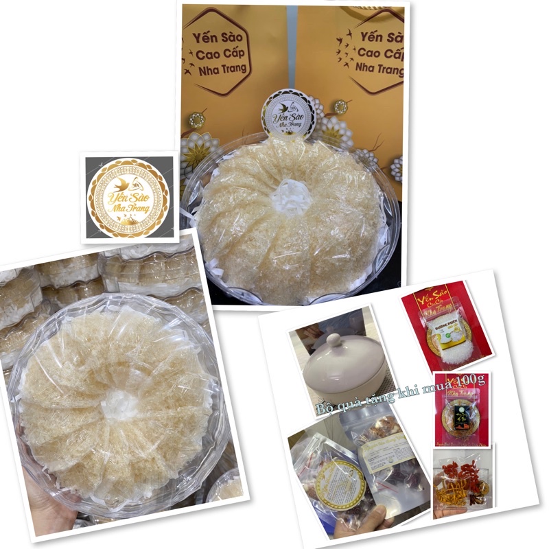 Yến sào nha trang_yến vụn tổ(vụn to sạch lông)50g và 100g + 🎁