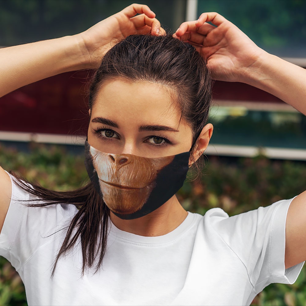 khẩu trang cho dân phượt Mặt Người_1300 CARTWELL chất liệu vải mềm 2 lớp chống nắng, phòng dịch bệnh, lọc ô nhiễm