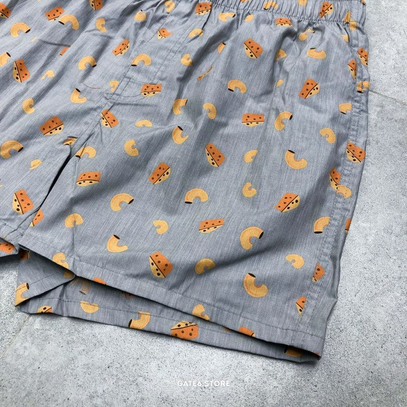 [Set 2c] Quần Ngủ ON họa tiết, quần short unisex cotton 100% in hình form regular fit thoáng mát - GATE6 - #4768