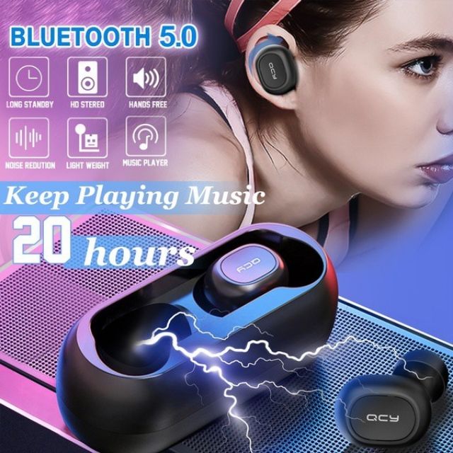 TAI NGHE BLUETOOTH QCY-T1 CHÍNH HÃNG