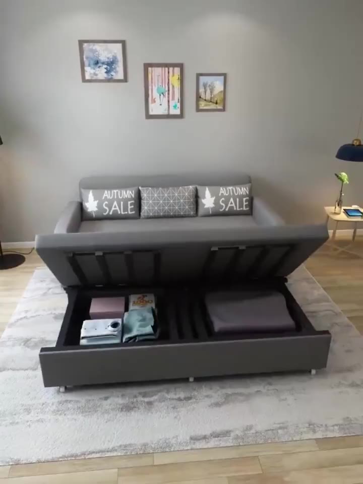 Sofa giường 170cm x 190cm có ngăn chứa đồ hàng nhập khẩu cao cấp, Giường sofa gấp gọn thông minh tiết kiệm không gian | BigBuy360 - bigbuy360.vn