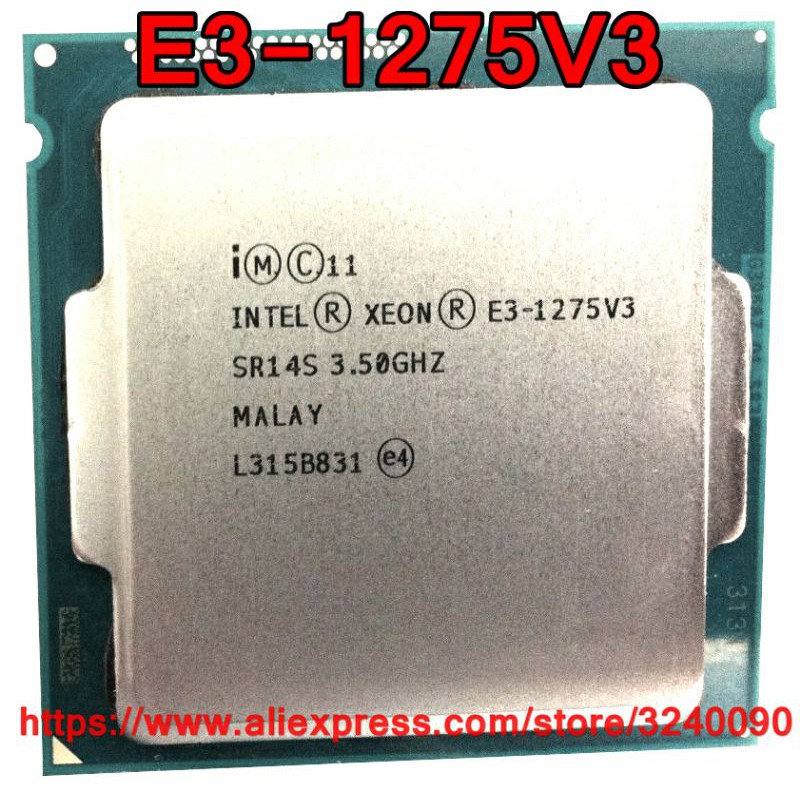 intel xeon E3 1275 v3, tương đương i7 4771