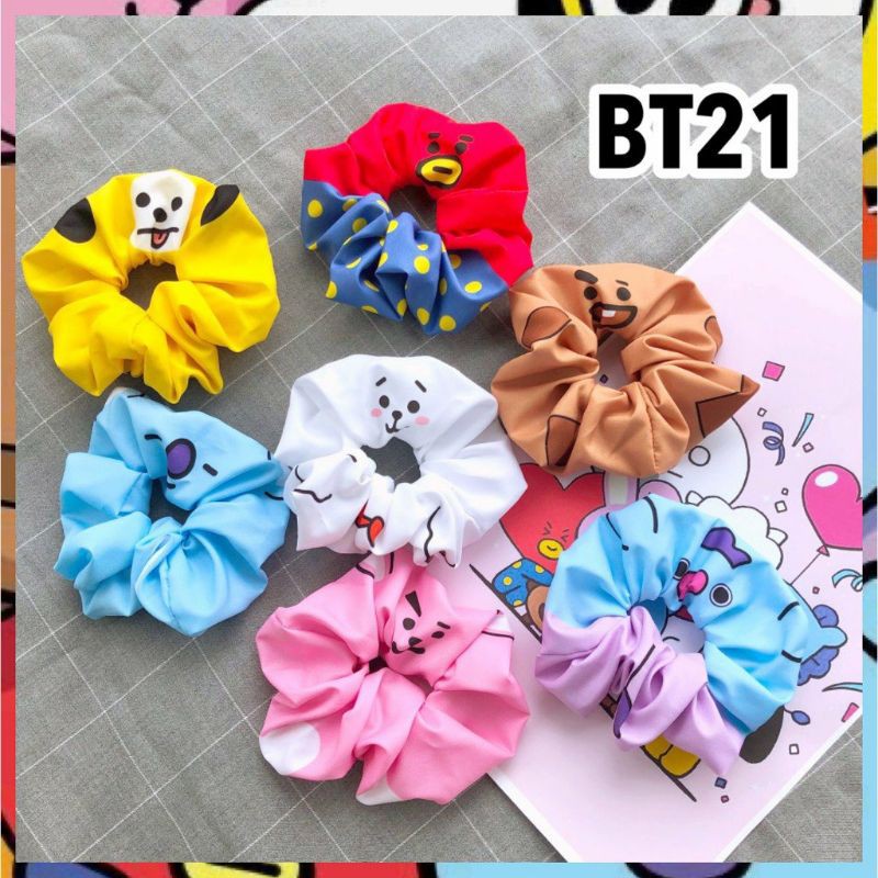 Dây buộc tóc Scrunchies BT21 - BTS