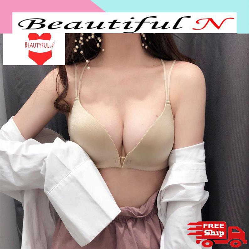 Áo ngực thiết kế khóa cài trước với đệm mút hình bàn tay có thể nâng đỡ ngực độc đáo quyến rũ | BigBuy360 - bigbuy360.vn