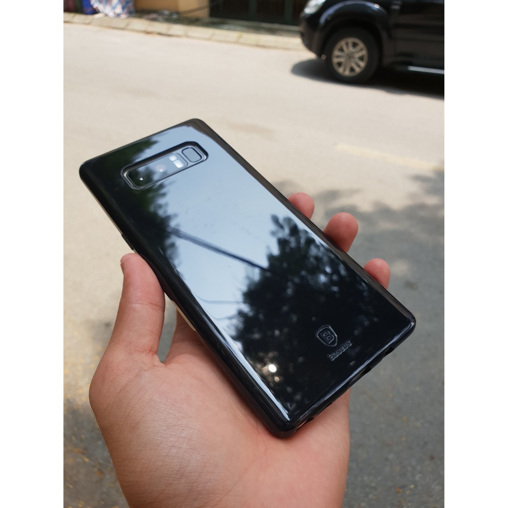 Ốp dẻo đen mờ Baseus Note 8