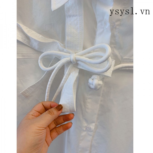 Áo Sơ Mi Cotton Trơn Tay Dài Dáng Rộng Cài Nút Phong Cách Trung Hoa 2022 Cho Nữ