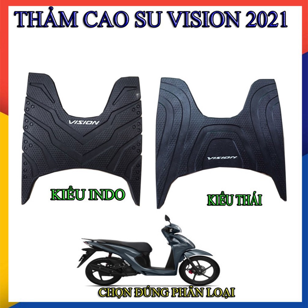 THẢM ĐỂ CHÂN CAO SU VISION 2021 ( mới có)