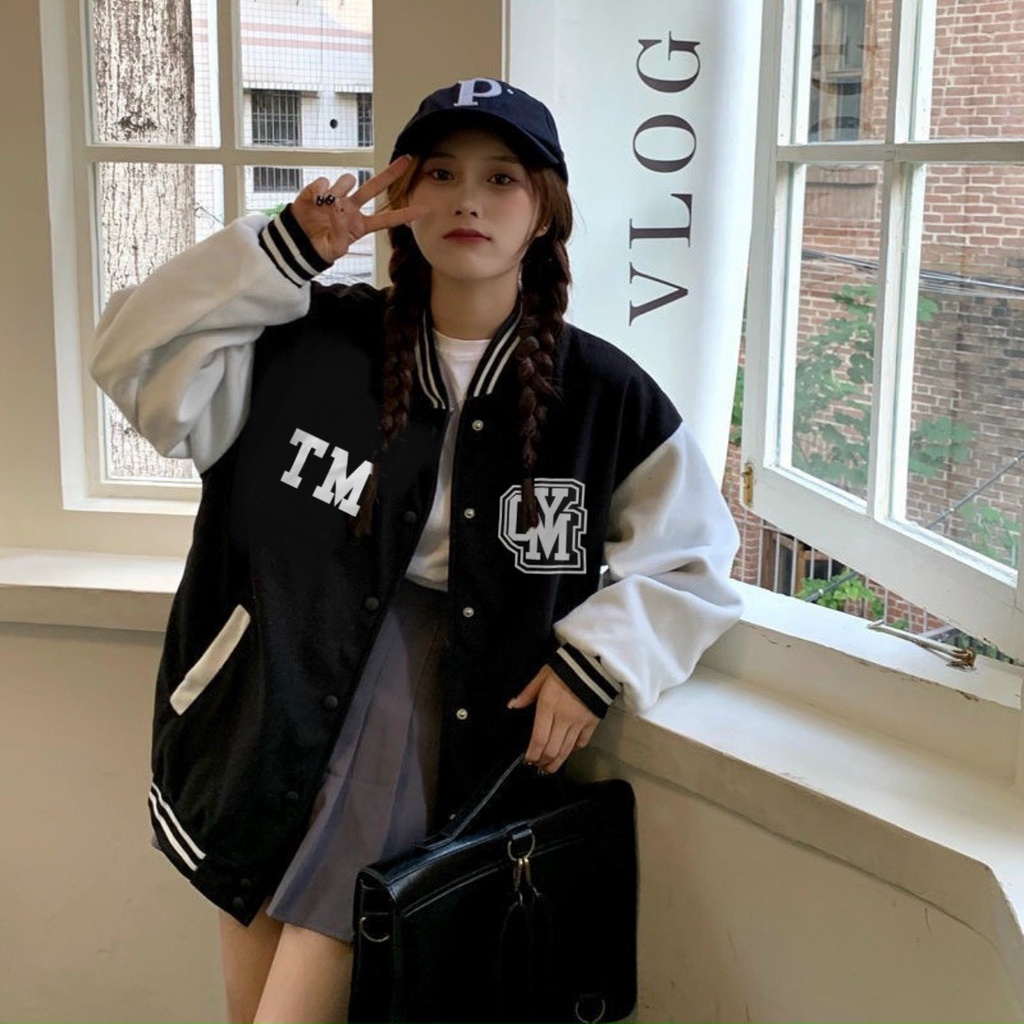 Áo khoác bomber dù TM CYM nam nữ form rộng Unisex 2 lớp Chống Nắng Siêu Hot ulzzang Jacket Bomber Guvia