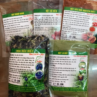 Bột màu từ rau củ quả