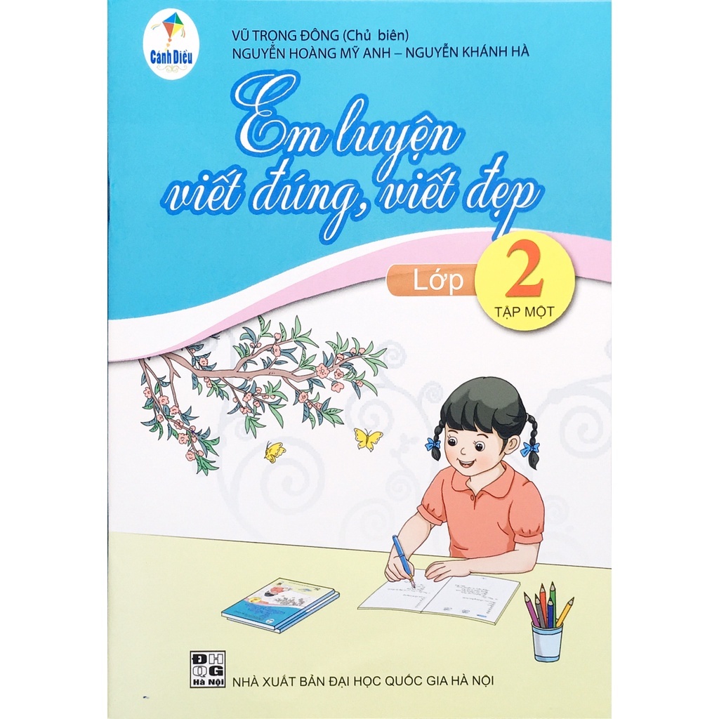 Sách - Combo Em luyện viết đúng, viết đẹp lớp 2 (Tập 1 + Tập 2) - Cánh diều