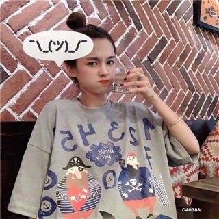 Áo phông họa tiết 123456...(C)