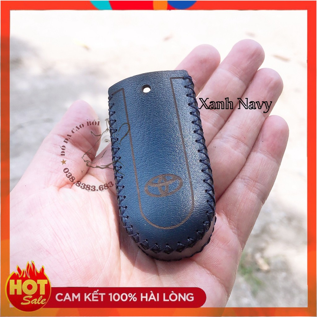 [Da Bò] Bao Da chìa khóa Smartkeys xe TOYOTA RUSH, Nhiều màu sắc, Có móc loại tốt..