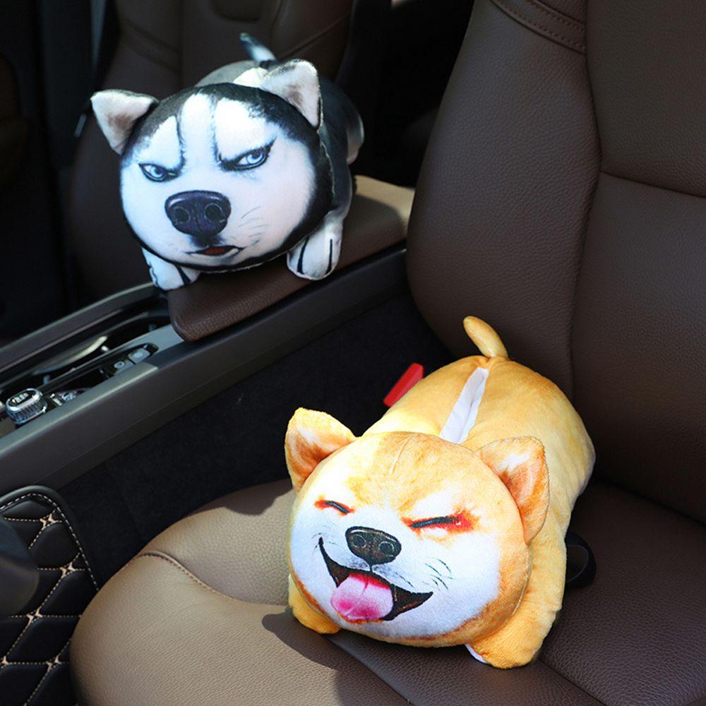 Hộp Đựng Khăn Giấy Hình Động Vật Dễ Thương Treo Trang Trí Nội Thất Xe Hơi Giá Đỡ