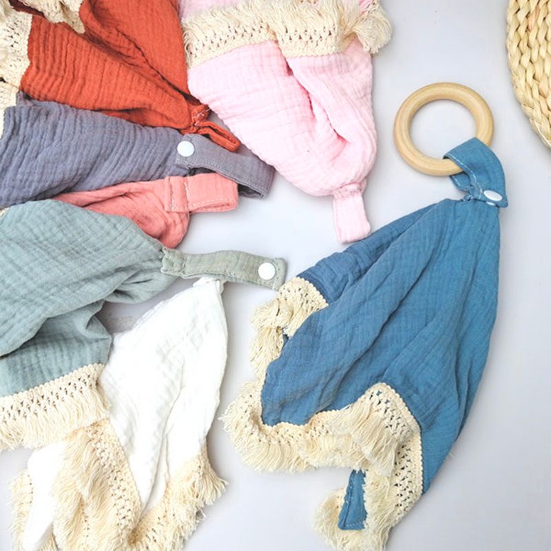 Khăn Choàng Cổ / Khăn Choàng Cổ Vải Mềm Muslin Kerchief Cho Bé Sơ Sinh