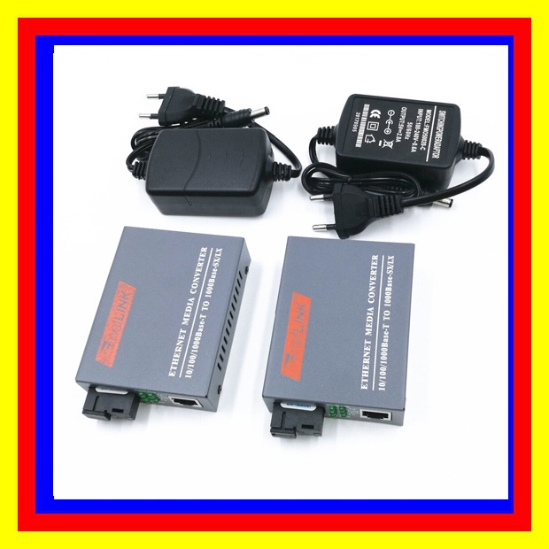 1 Cặp Converter Quang 1000 1 sợi quang netlink htb gs03 AB