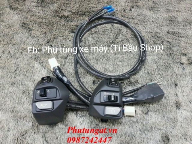 CÙM CÔNG TẮC NVX CHÍNH HÃNG GẮN EX135, NOUVO, LUVIAS, NVX.. ( MOD SẴN)