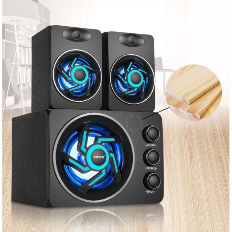 Loa Bluetooth SaDa D209 Bass và RGB - Vô Địch Trong Tầm Giá