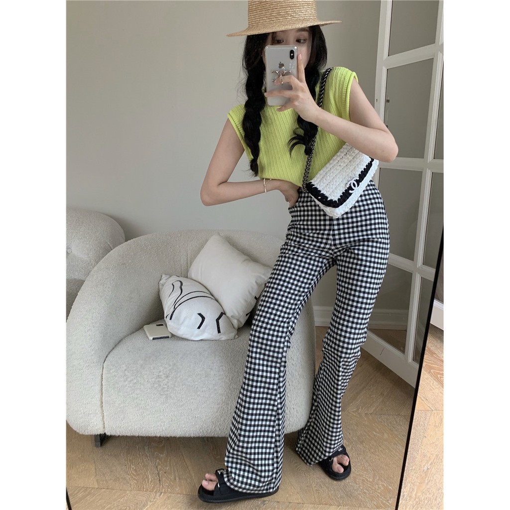 Cocory vn Áo croptop dệt kim không tay màu trơn thời trang Hàn Quốc sành điệu cho nữ | BigBuy360 - bigbuy360.vn