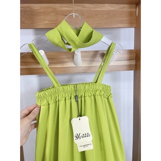 Váy 2 dây maxi đi biển dáng dài