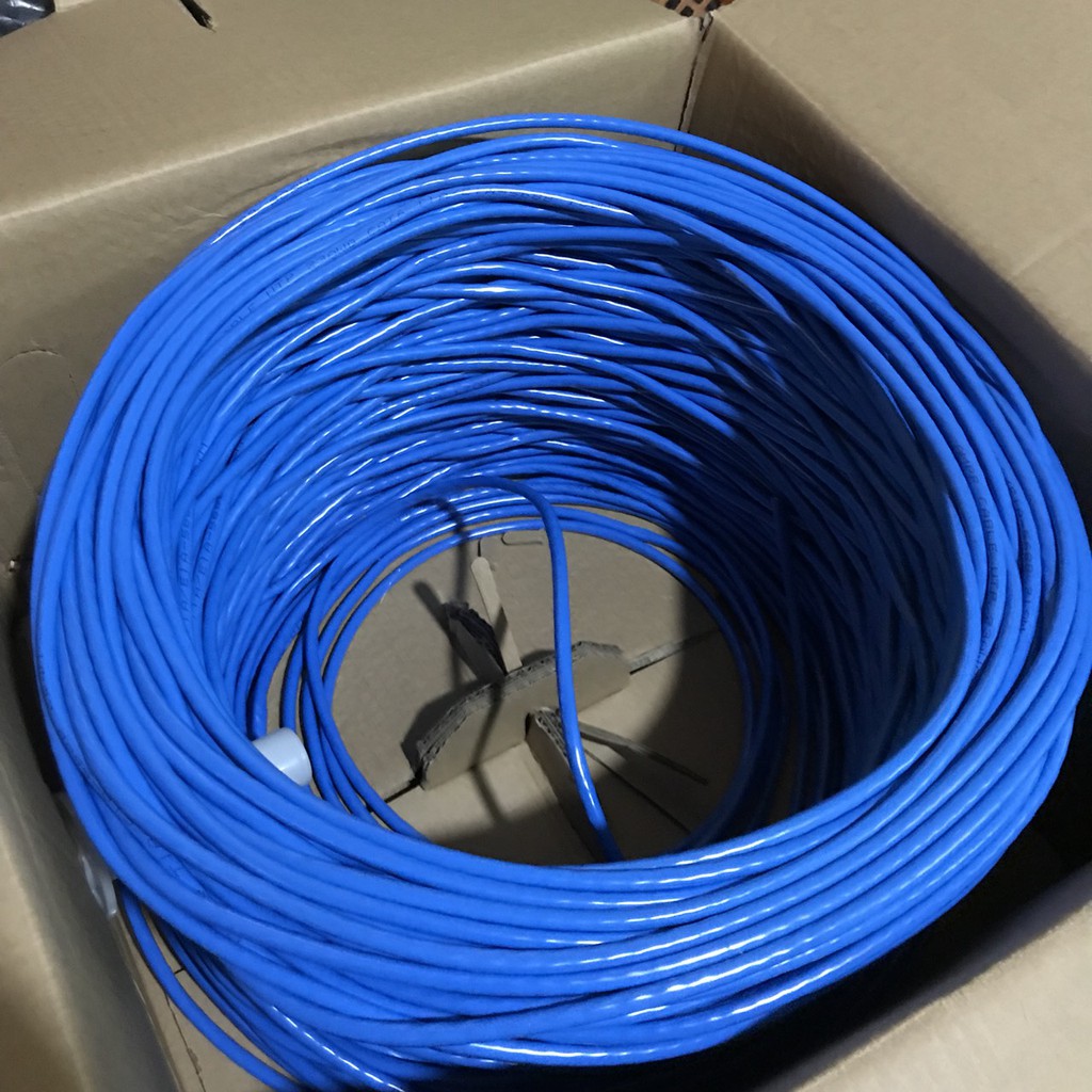 Dây mạng cat6 bấm sẵn, Cáp mạng cat6 có lõi chịu lực chống đứt, 10m 15m 20m 25m đến 50m, dây mạng chính hãng