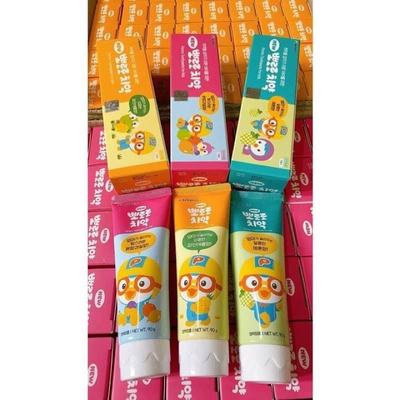 Kem Đánh Răng Cho Trẻ Trên 2 tuổi Pororo Hàn Quốc 90g