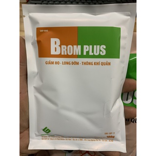 Brom plus 100g greenpharma giảm ho - long đờm - thông khí quản bromhexine hcl 20mg trong 1g sản phẩm