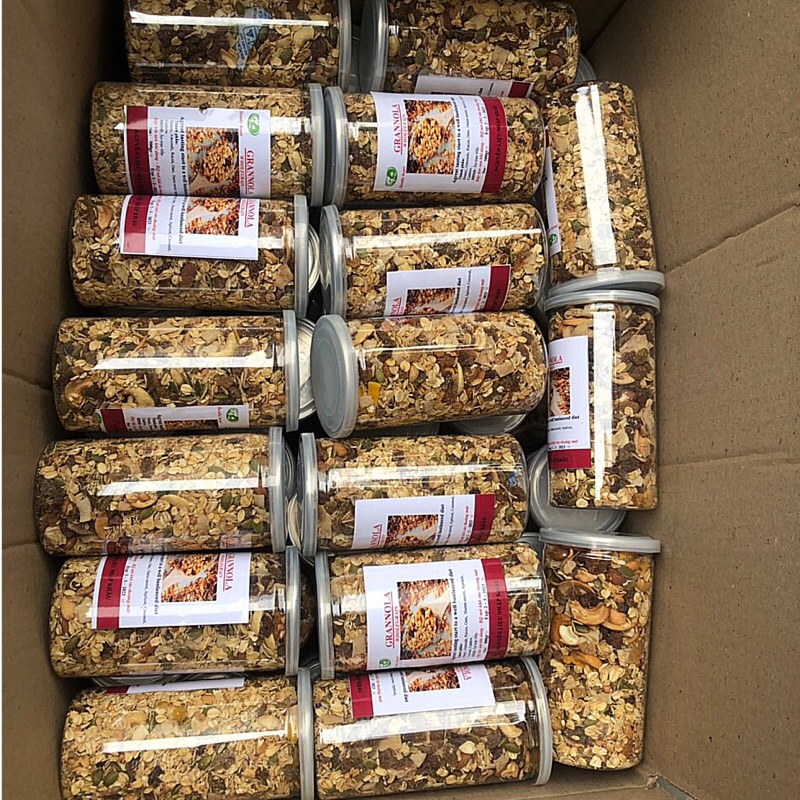 Granola yến mạch mix hạt nướng mật ong