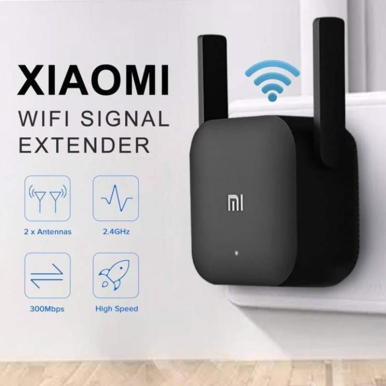 Mua ngay Kích sóng Xiaomi Mi Wifi Repeater Pro phiên bản mới 300 Mbps New 2019 [Freeship 10k]