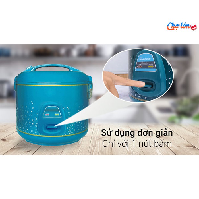 Nồi cơm điện 1.8L Sunhouse SHD8619