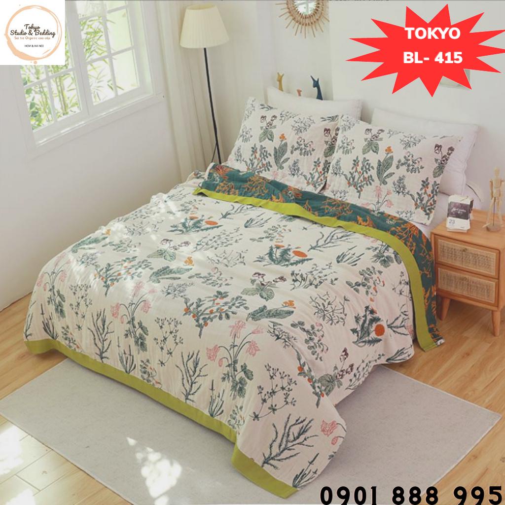 S78_Chăn Thu Xô Organic Cotton Dòng Cao Cấp