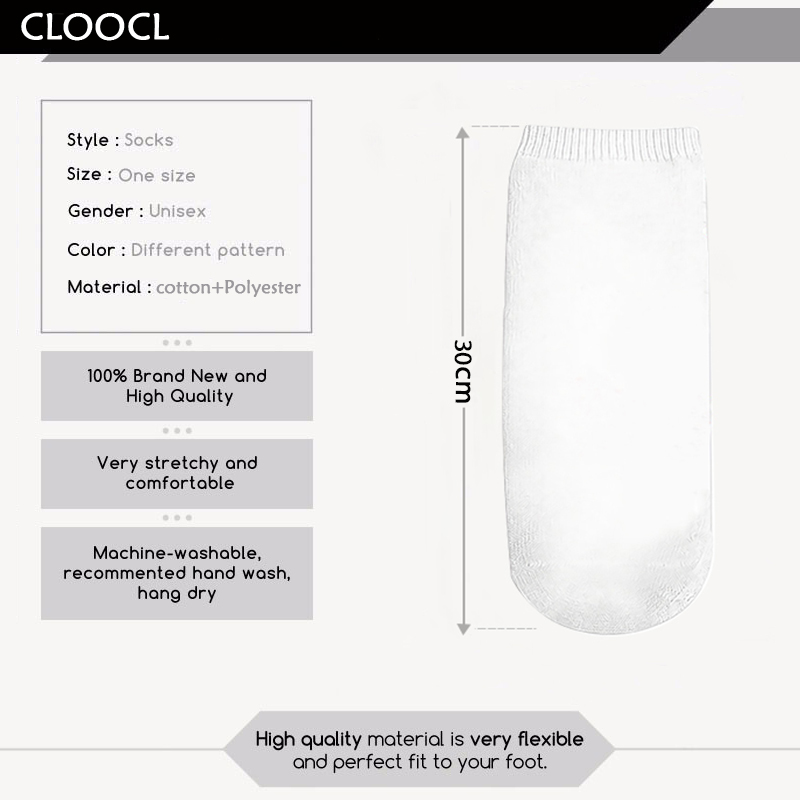 Loocl Vớ cotton Ngắn In Họa Tiết Hoạt Hình one piece Phong Cách harajuku Cho Nam Và Nữ