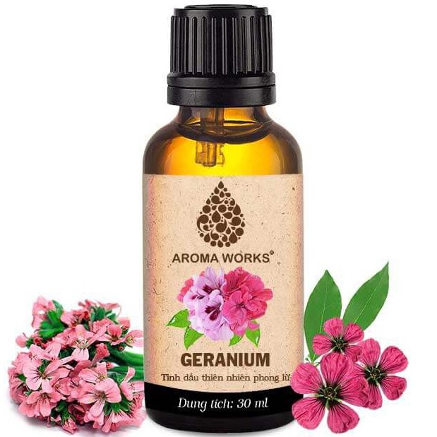 Tinh Dầu Thiên Nhiên Phong Lữ Aroma Works Essential Oils Geranium