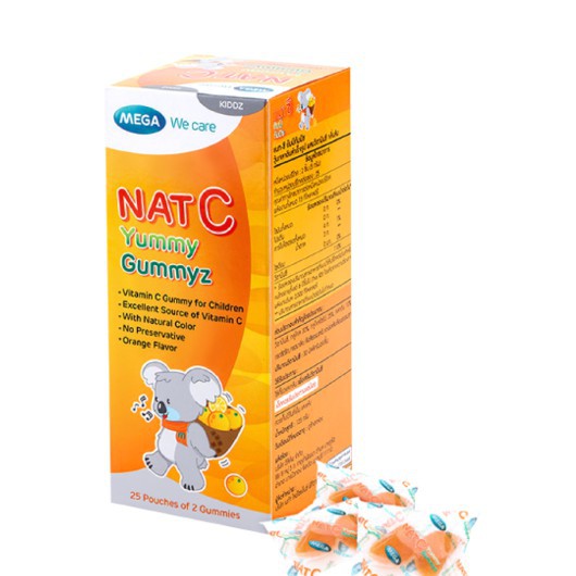NATC YUMMY GUMMYZ VITAMIN C TỰ NHIÊN - GIÁ TỐT | Thế Giới Skin Care