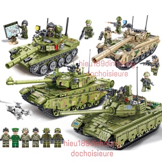 Lắp ráp xếp hình 105514 : Xe tank