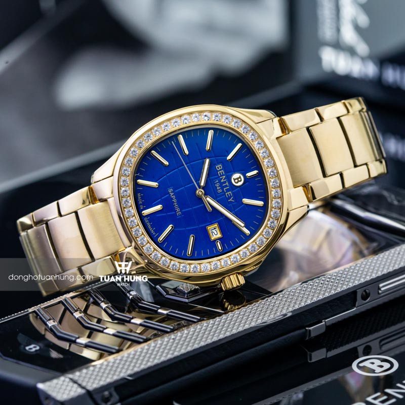 Đồng hồ nam dây kim loại mặt kính chống xước Bentley BL1869 BL1869-101 BL1869-101MKNI