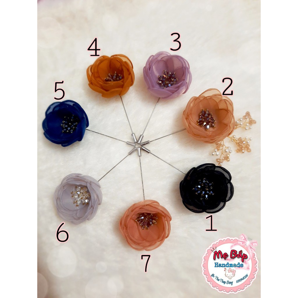 Hoa cài áo hand made