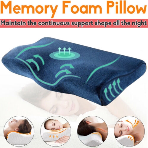 Butterfly Shaped Pillow Memory Foam Cervicalv Orthopedic Latex Neck Pillows Comfortable Bedroom Sleep Neck Support