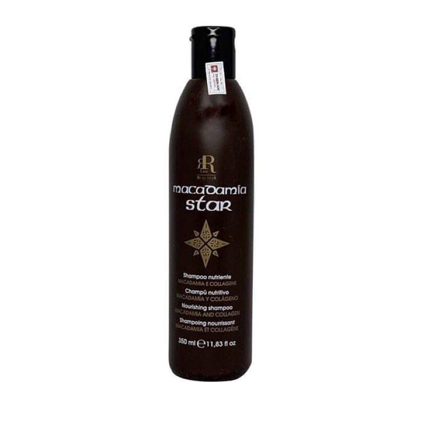 Dầu gội chăm sóc và phục hồi tóc hư tổn với hương thơm quyến rũ Rrline Macadamia Collagen Star Shampoo