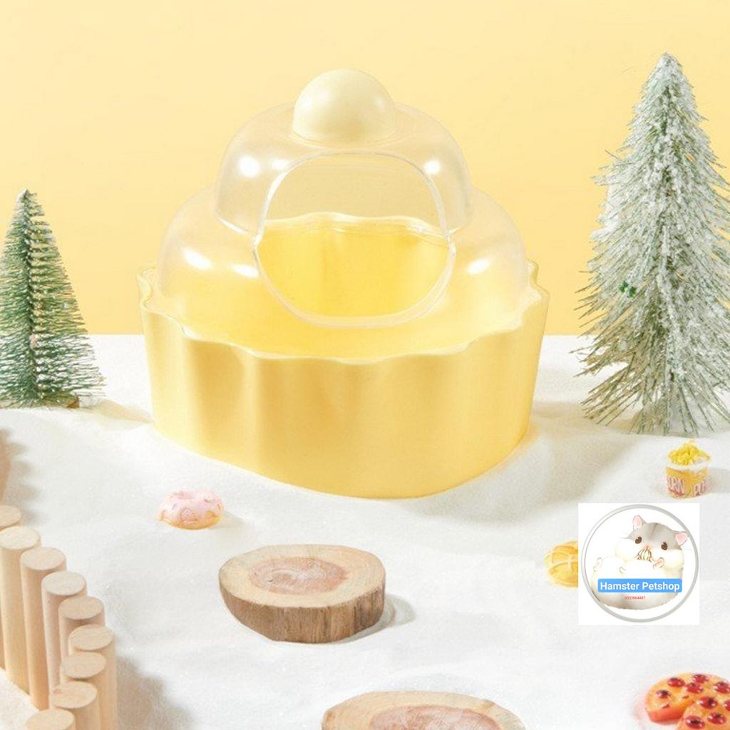 Nhà tắm/ Nhà ngủ hình bánh cho Hamster
