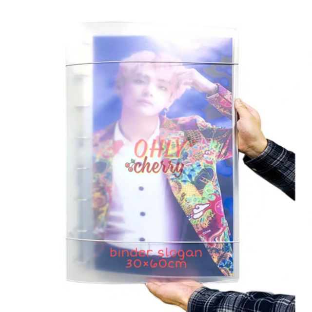 Binder đựng slogan cỡ 30×60cm