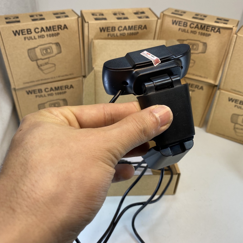 Webcam tích hợp microphone cho chất lượng âm thanh khớp hình ảnh fullHD 1080P new | BigBuy360 - bigbuy360.vn