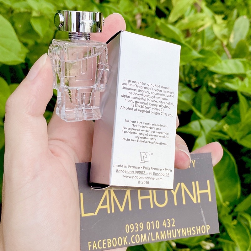 Nước hoa mini Nam PHANTOM PACO RABANNE 5ml