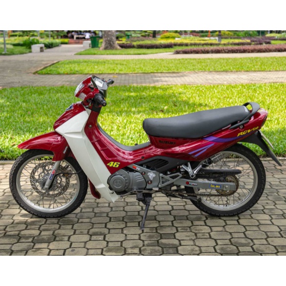 Sơn Màu Đỏ Suzuki Xì-po RGV120 (Sơn Oto, xe máy) Đóng Lon 1Kg