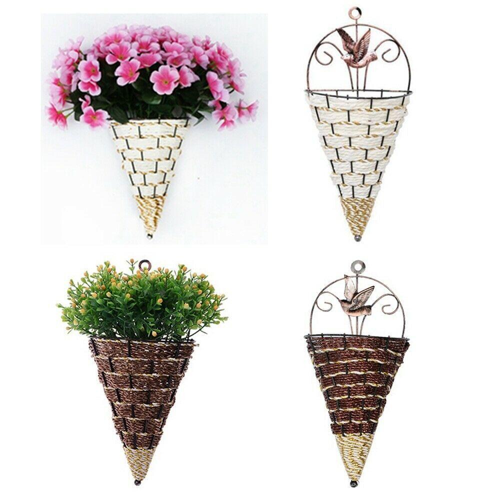 Giỏ Hoa Đan Mây Thủ Công Xinh Xắn Dùng Trang Trí