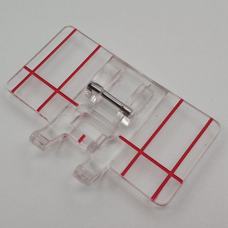 Simple Mini Clear Plastic Parallel Stitch Foot Presser For Multifunction Domestic Sewing Machine Parallel Stitch Sewing Tool